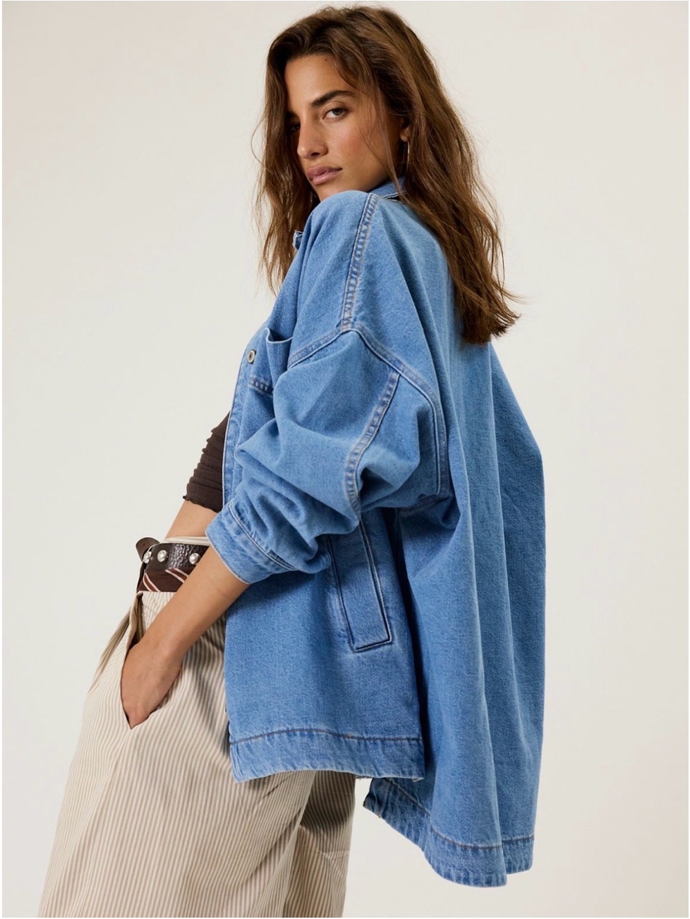 We the free Madison city denim jacket